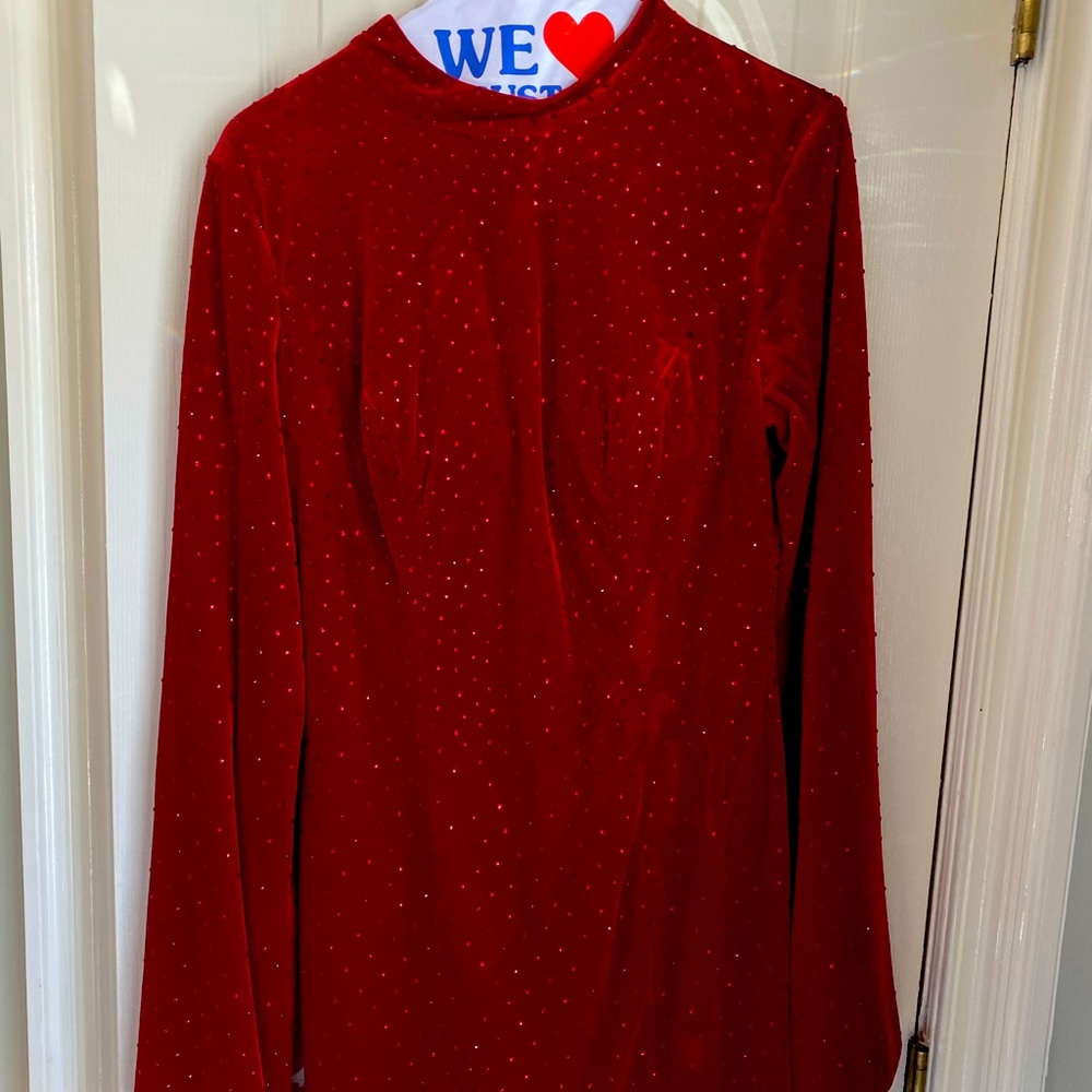 New Red Velvet dress from Neimans!